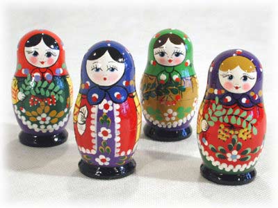 Buy Zagorsk Doll 4pc./3"  at GoldenCockerel.com