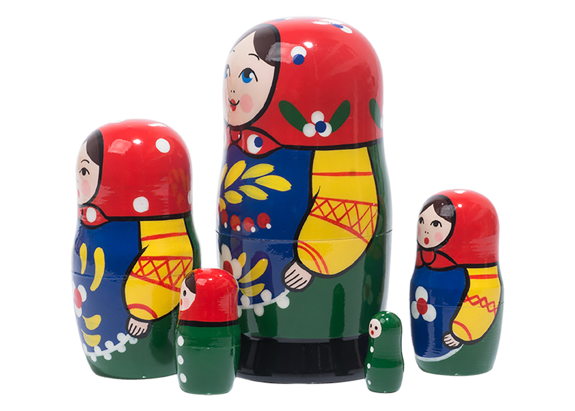 Buy Zagorsk Nesting Doll 5pc./4"  at GoldenCockerel.com