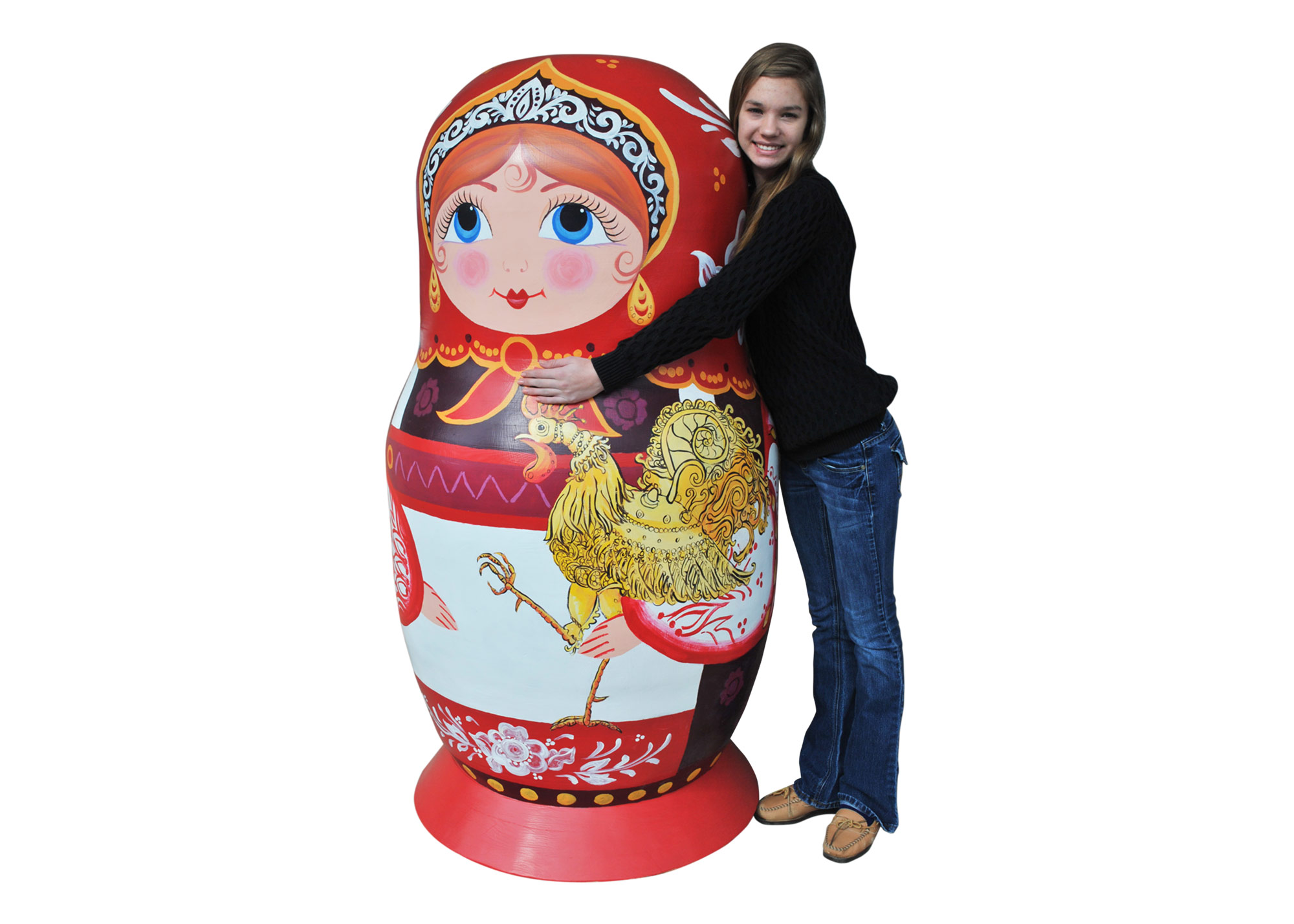 Buy Life-Size Matryoshka Doll 1pc./5'3" at GoldenCockerel.com