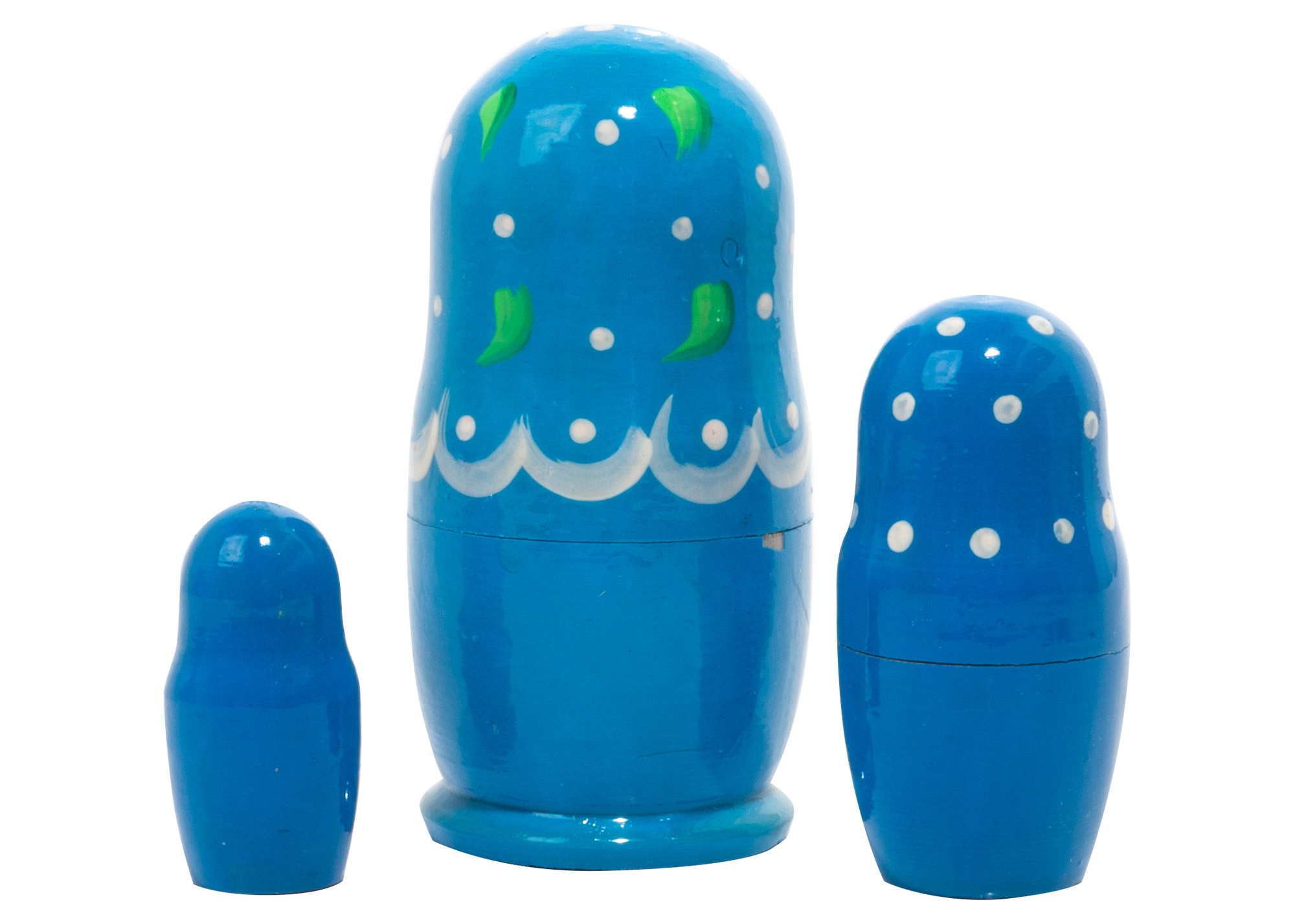 Buy Classic Floral Nesting Doll 3pc./3" at GoldenCockerel.com