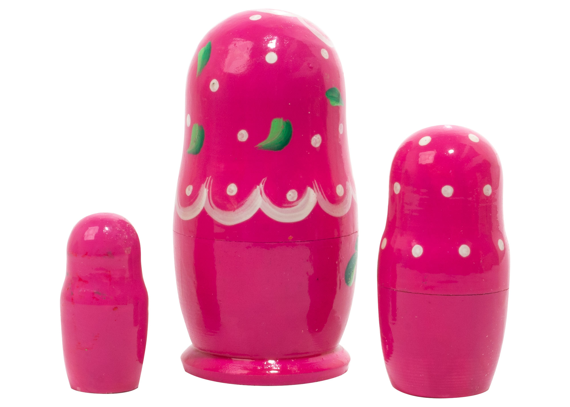 Buy Classic Floral Nesting Doll 3pc./3" at GoldenCockerel.com