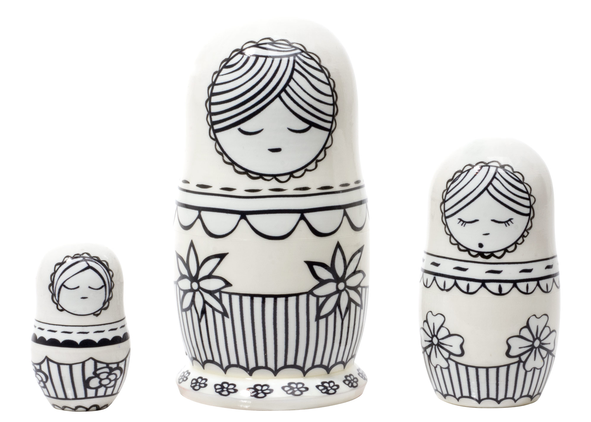 Buy Nap Time Natasha Nesting Doll 3pc./4" at GoldenCockerel.com