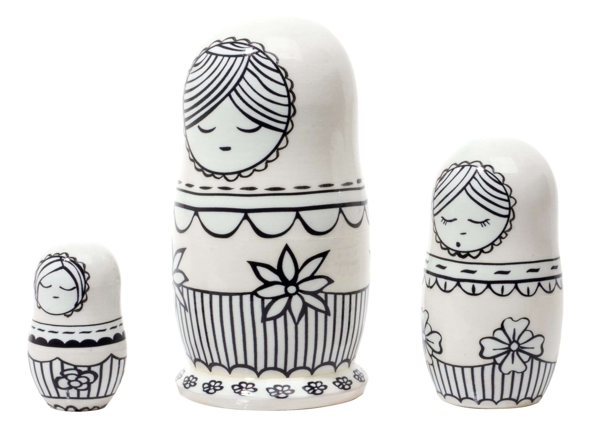 Buy Nap Time Natasha Nesting Doll 3pc./4" at GoldenCockerel.com