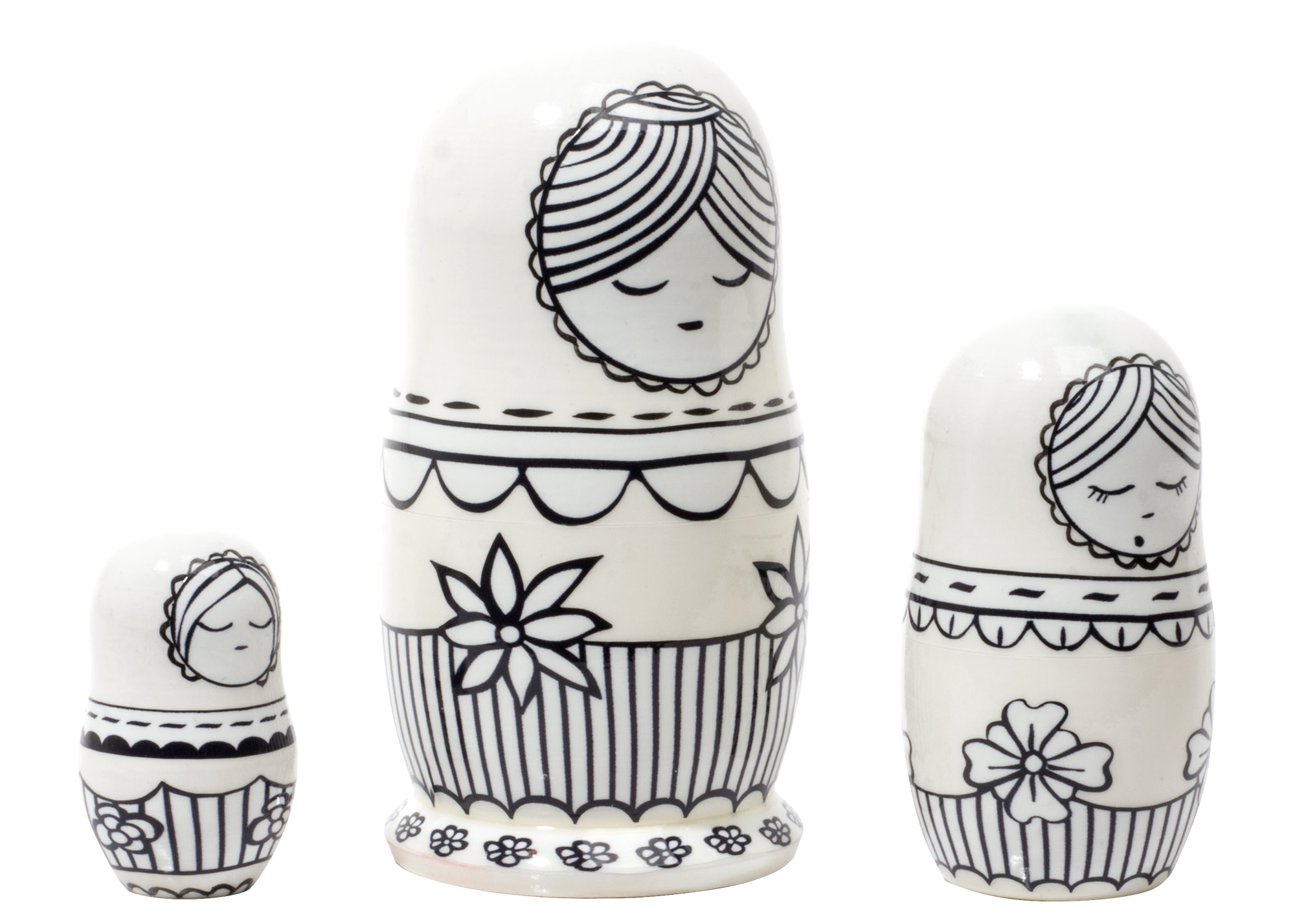 Buy Nap Time Natasha Nesting Doll 3pc./4" at GoldenCockerel.com