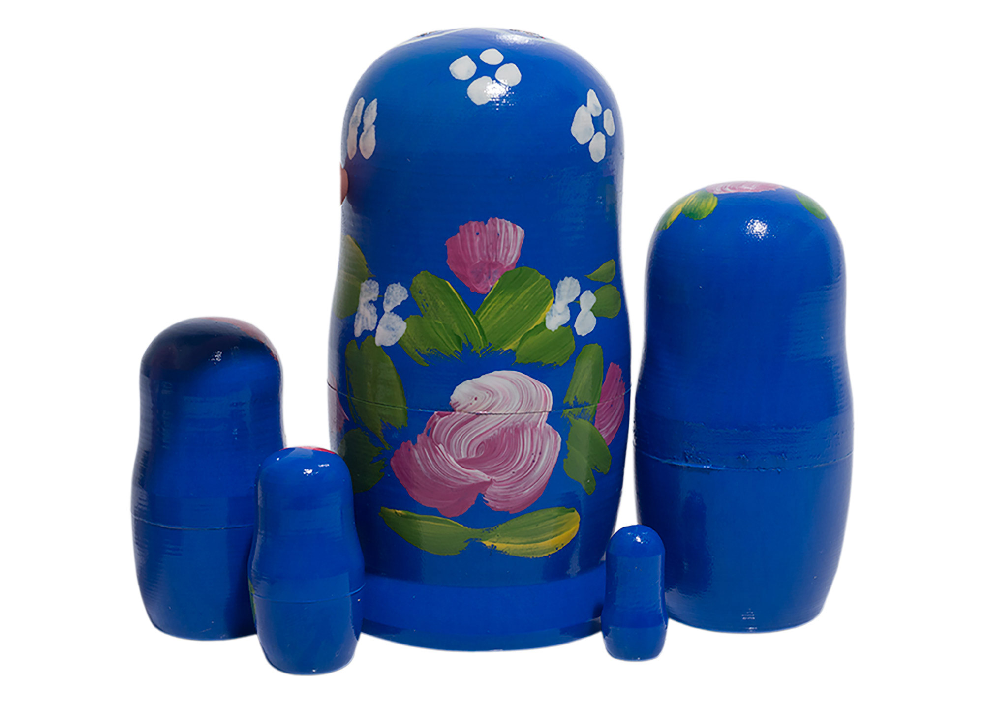 Buy Dark Blue Art Matryoshka Doll 5pc./4" at GoldenCockerel.com