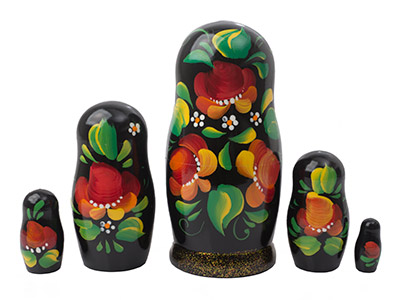 Buy Art Nesting Doll Victoria 5pc./6" at GoldenCockerel.com