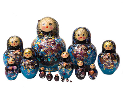 Bouquet Mega Doll 30pc./17.5