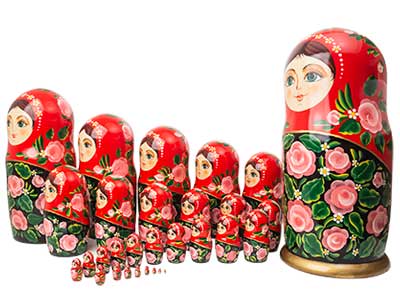 30-Piece Russian Nesting Doll