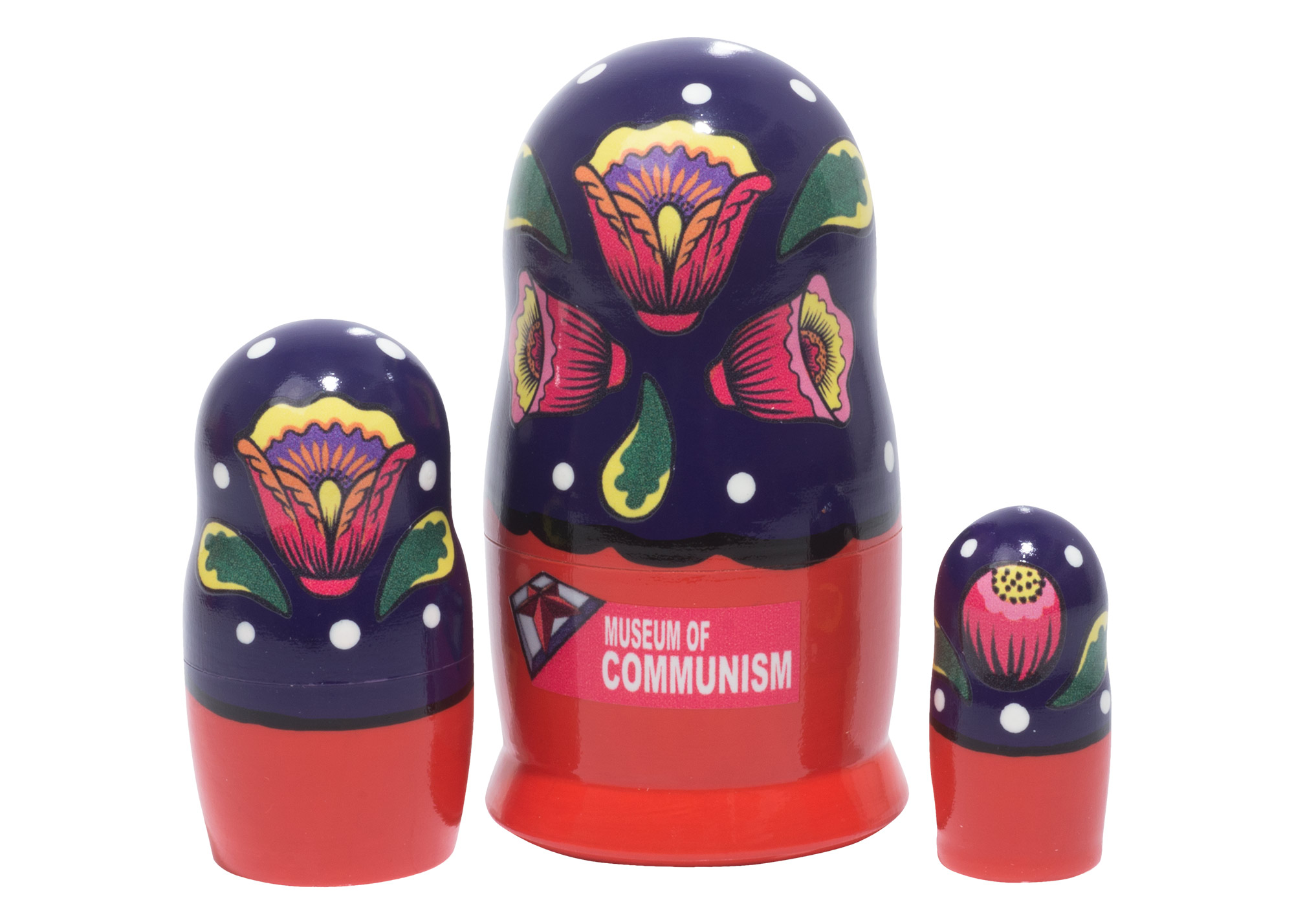 Buy Soviet Communist Matryoshka 3pc./3.5" at GoldenCockerel.com