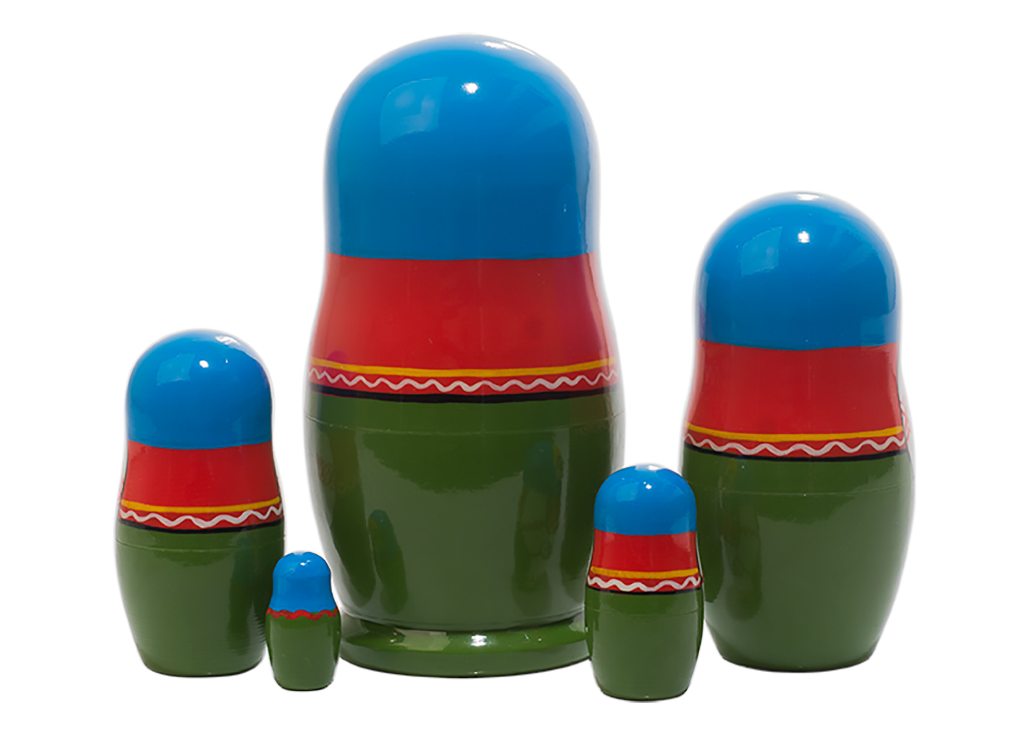 Buy Belarus Folk Nesting Doll 5pc./4.25" at GoldenCockerel.com
