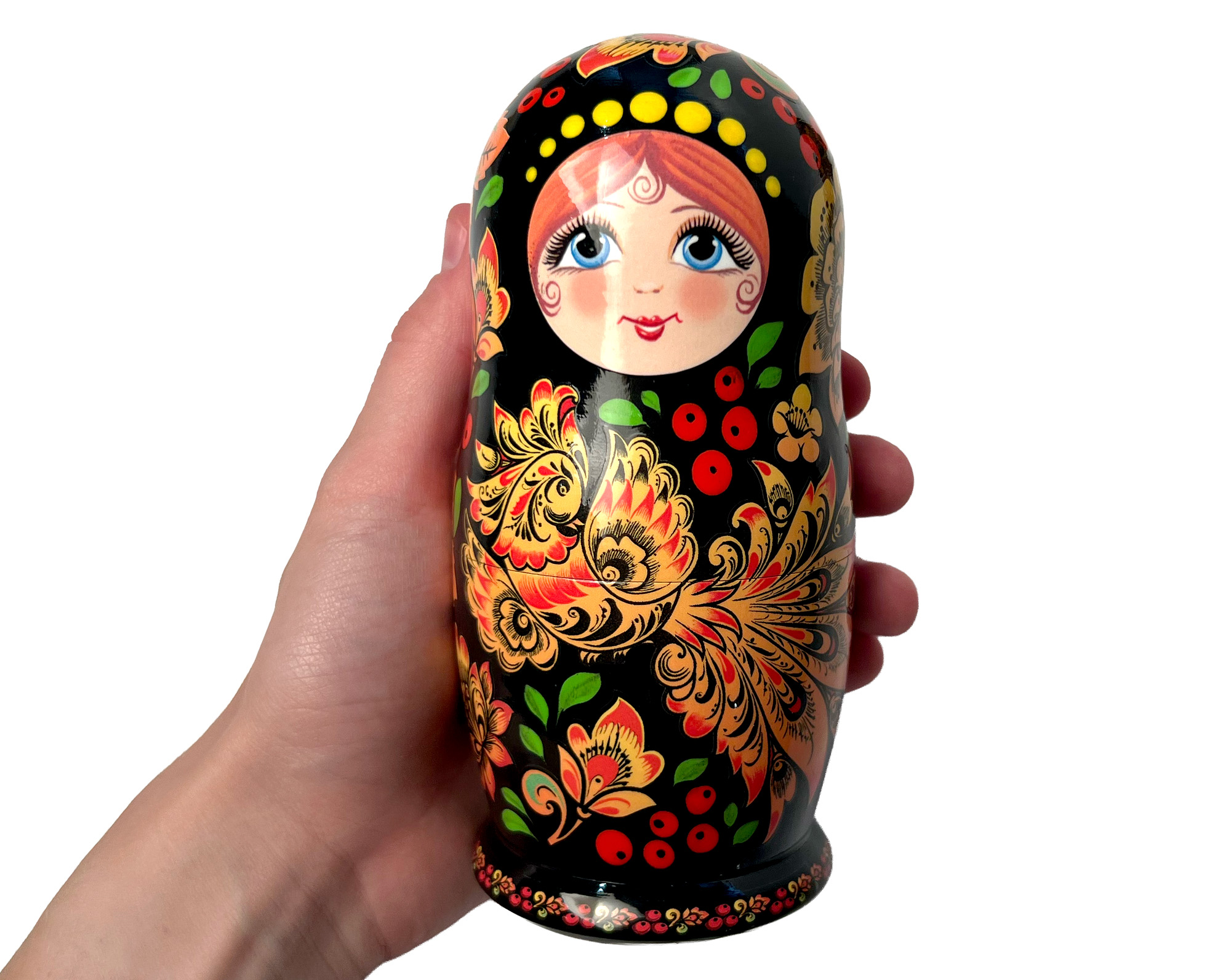 Buy Bird of Happiness Nesting Doll 5pc./5" at GoldenCockerel.com