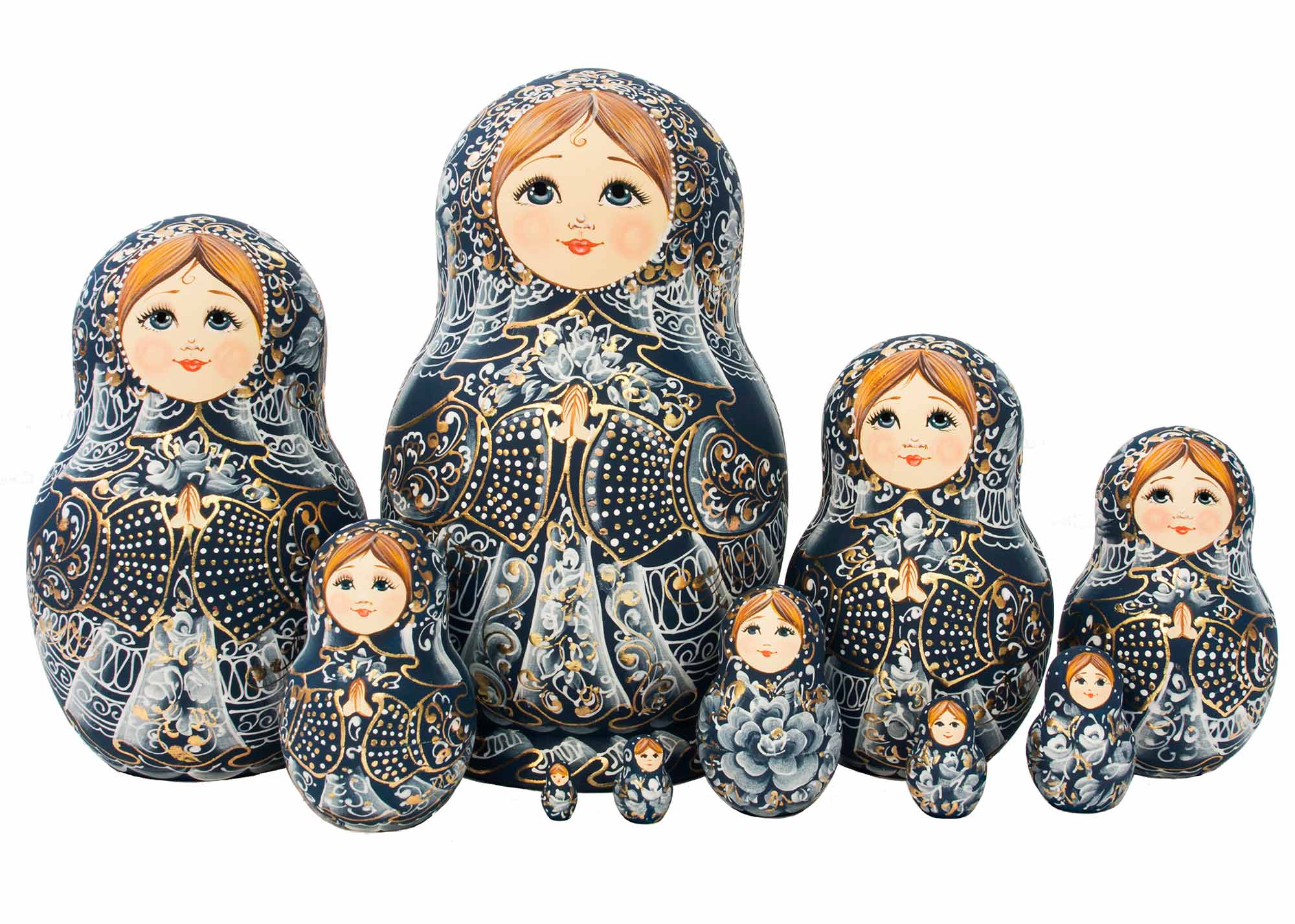 Buy Golden Lace Nesting Doll 10pc./7" at GoldenCockerel.com