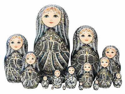 5 Poupées russes exclusive H19 Salvador Dali Matriochka Russian Doll