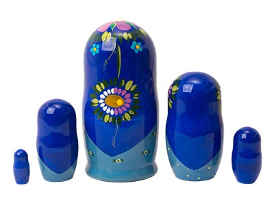 Buy Elena's Lovely Cat Nesting Doll 5pc./4" at GoldenCockerel.com