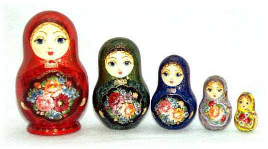 Buy Deluxe Bouquet Doll 5pc./5" at GoldenCockerel.com