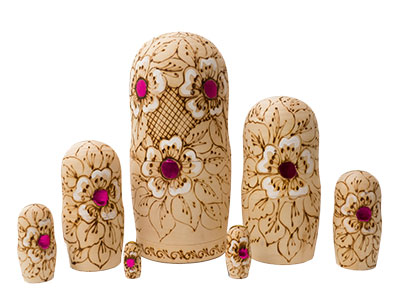 Buy Russian Domes Nesting Doll 7pc./8" at GoldenCockerel.com