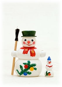 Buy Mr Icicle Snowman Nesting Doll 2pc./3" at GoldenCockerel.com