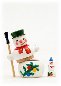 Buy Mr Icicle Snowman Nesting Doll 2pc./3" at GoldenCockerel.com