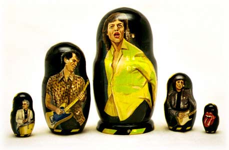 Buy Rolling Stones "No Security" Doll 5pc. 6" at GoldenCockerel.com