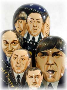 Buy Three Stooges Doll 5pc./6" at GoldenCockerel.com