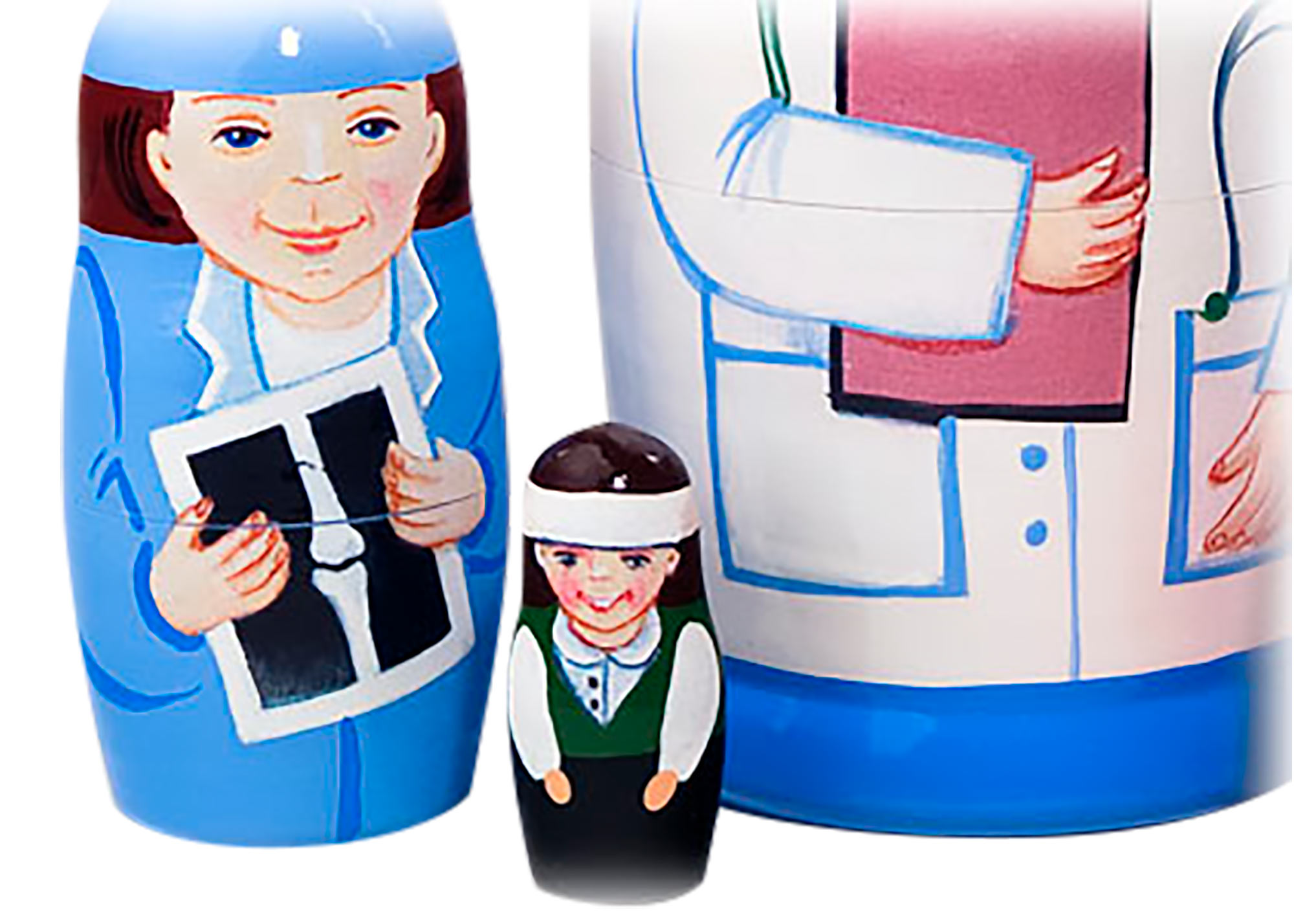 Buy Nurse Nesting Doll 5 pc./5" at GoldenCockerel.com