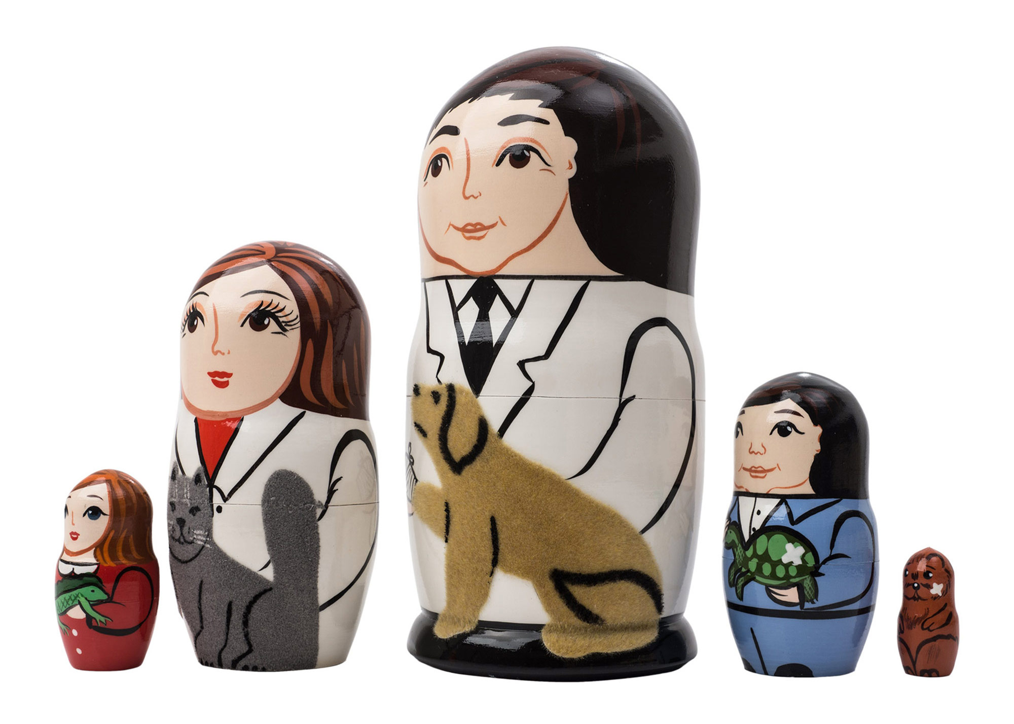 Buy Veterinarian Nesting Doll 5pc./5" at GoldenCockerel.com