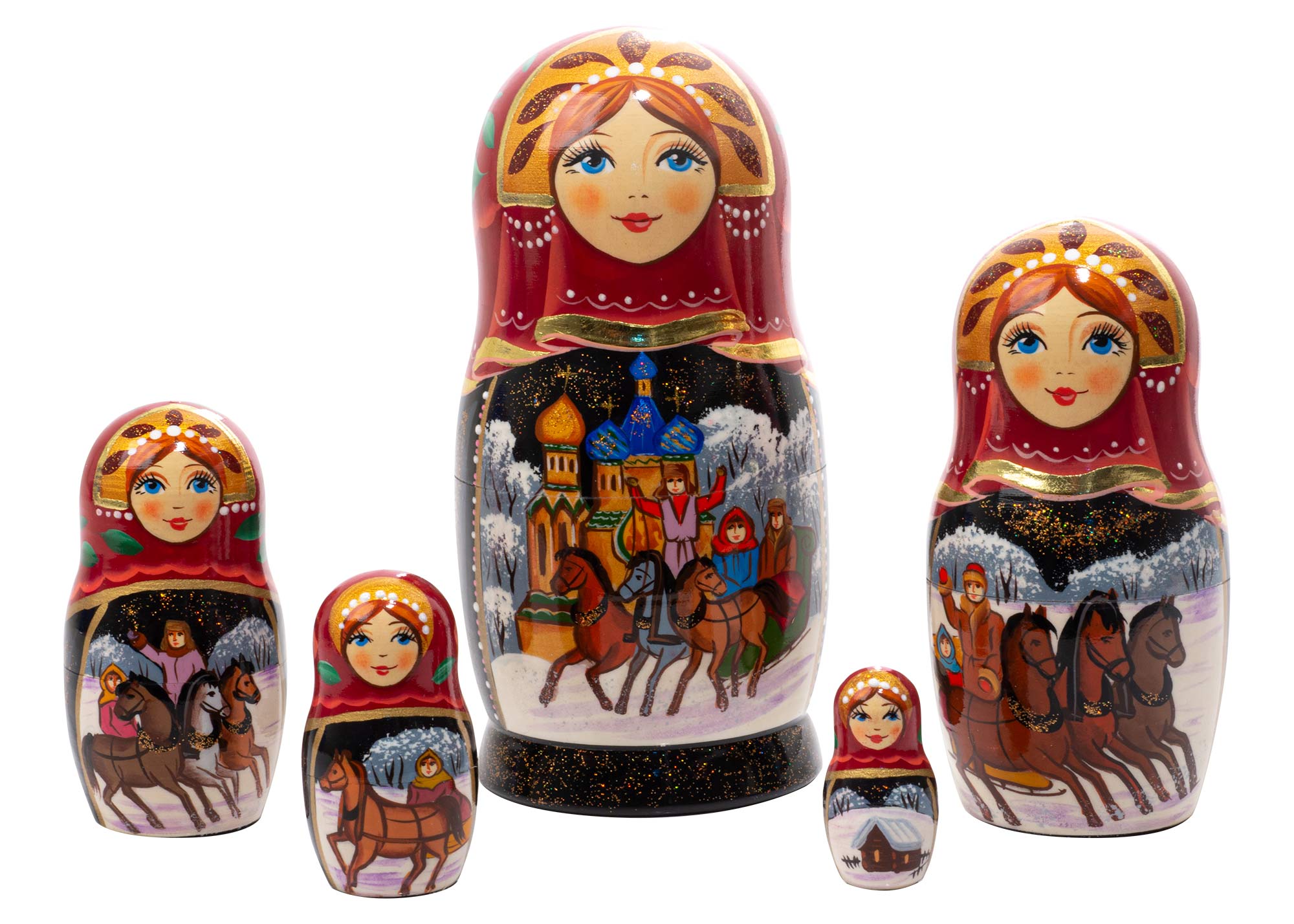 Buy Troika Nesting Doll 5pc. /6" at GoldenCockerel.com