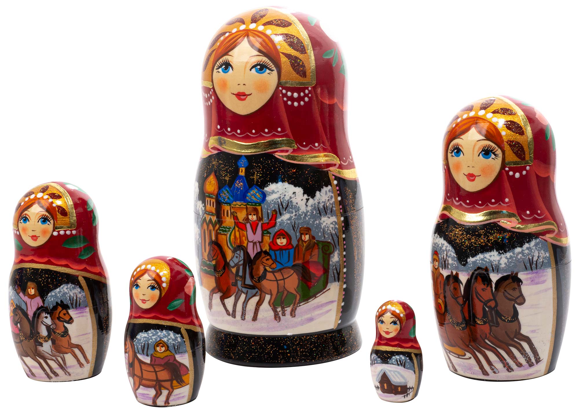 Buy Troika Nesting Doll 5pc. /6" at GoldenCockerel.com