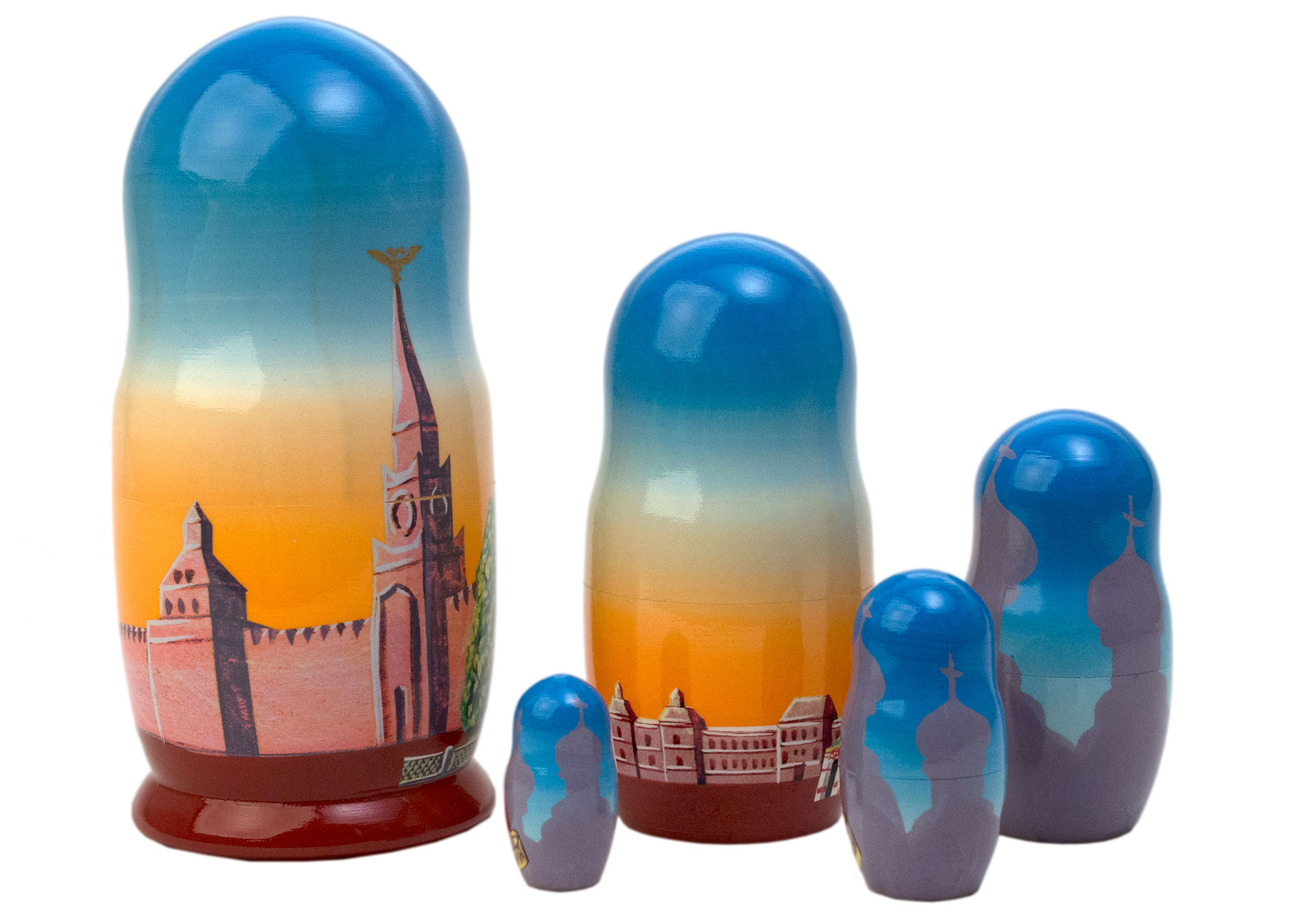 Buy St. Basil's Cathedral Nesting Doll 5pc./6" at GoldenCockerel.com