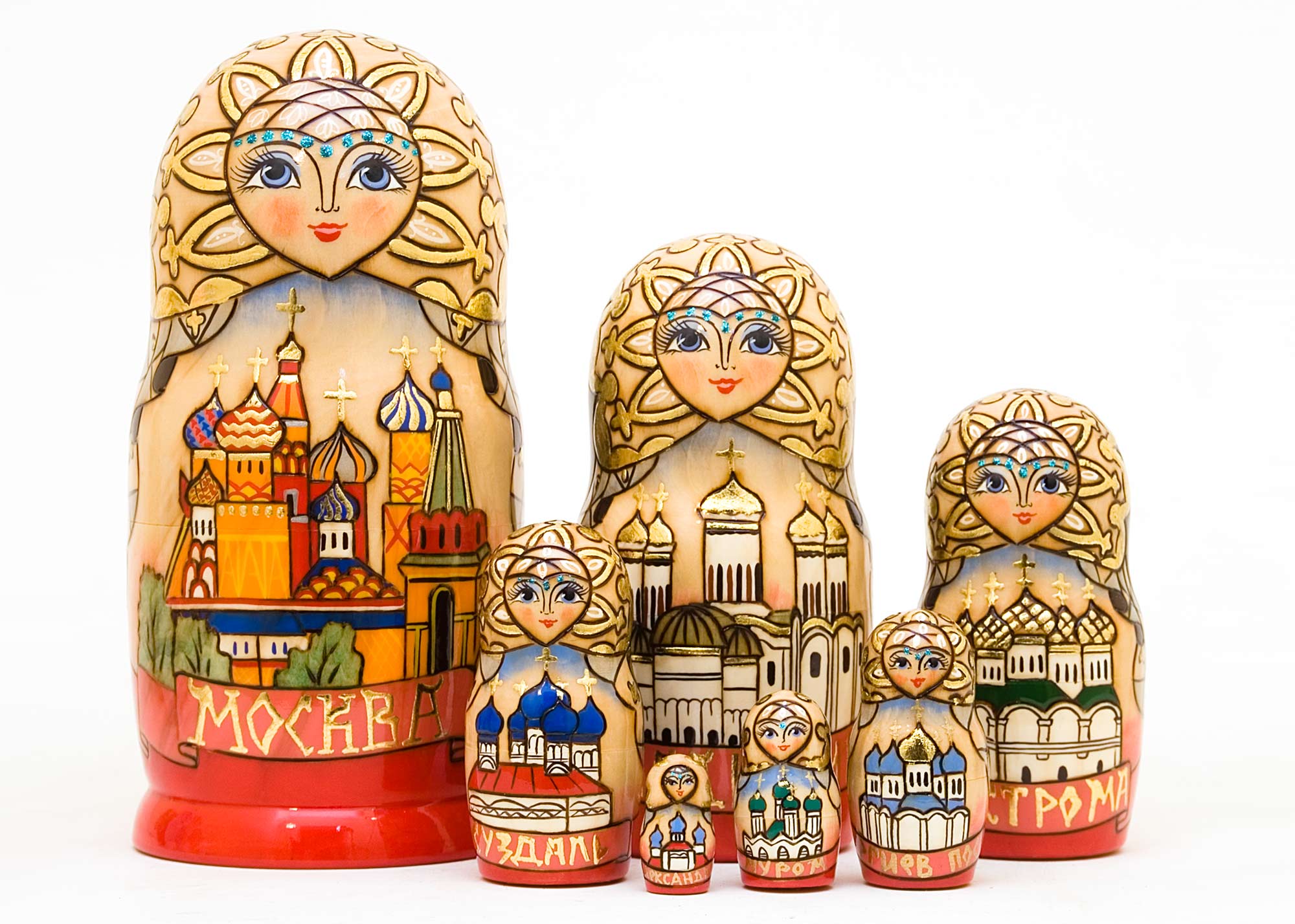 Buy Golden Ring Nesting Doll 7pc./8" at GoldenCockerel.com