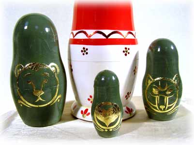 Buy Gilded Magic Nesting Doll 4pc./5" at GoldenCockerel.com