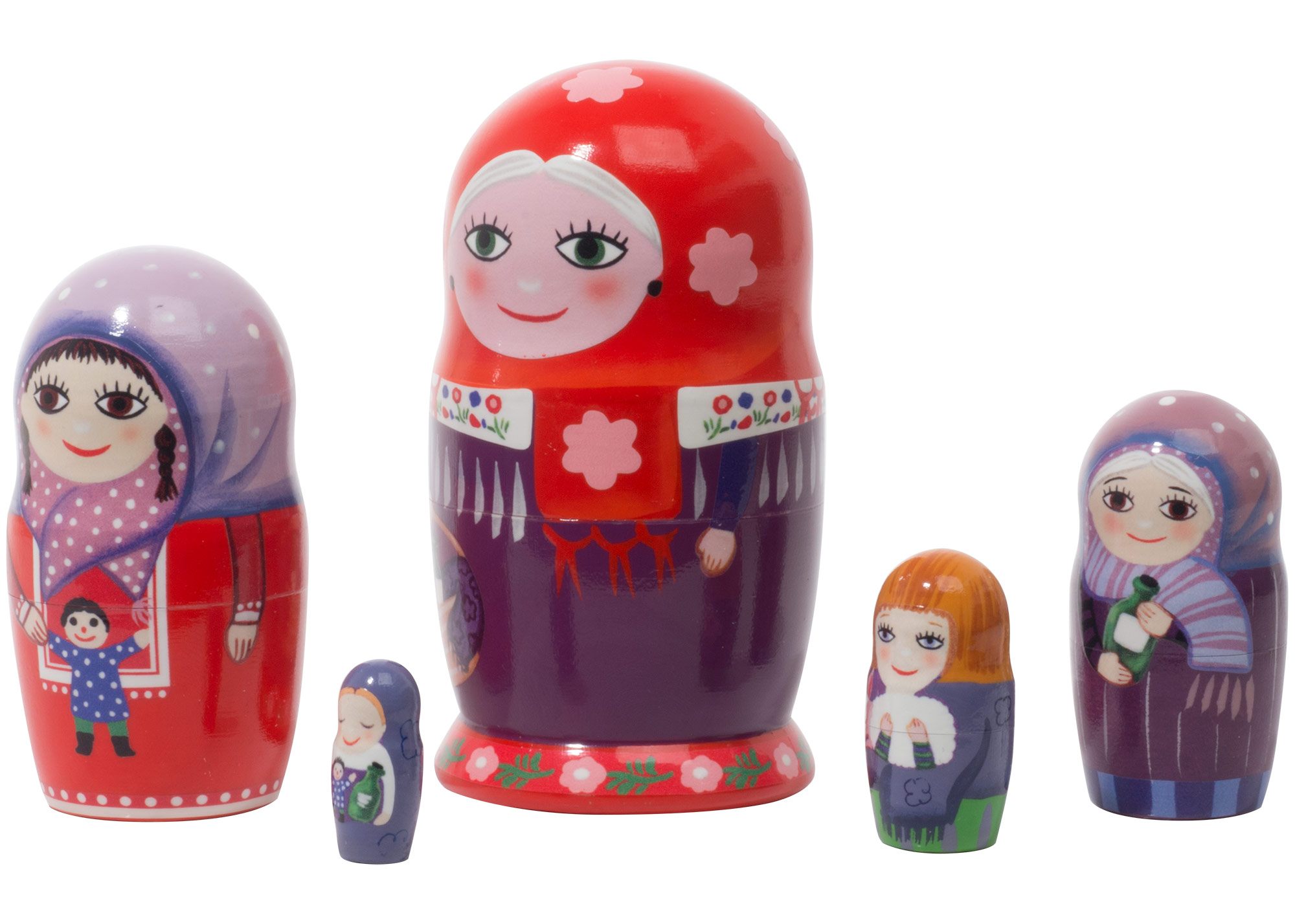 Buy Babushka Nesting Doll 5pc./4" at GoldenCockerel.com