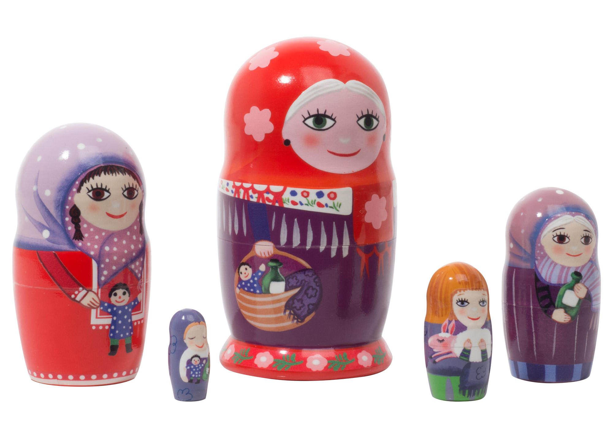Buy Babushka Nesting Doll 5pc./4" at GoldenCockerel.com