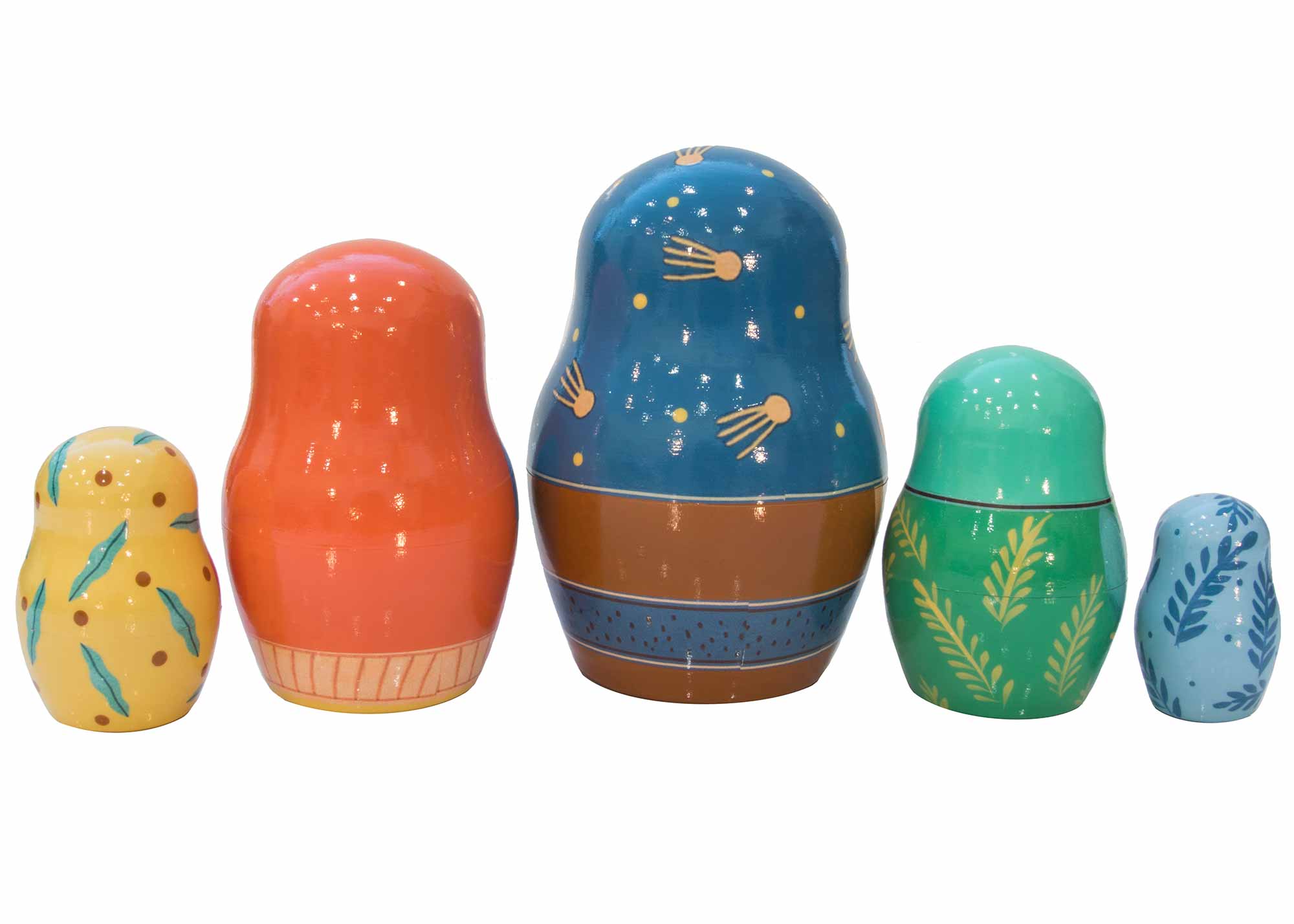 Buy Five Sisters Nesting Doll 5pc./5" at GoldenCockerel.com