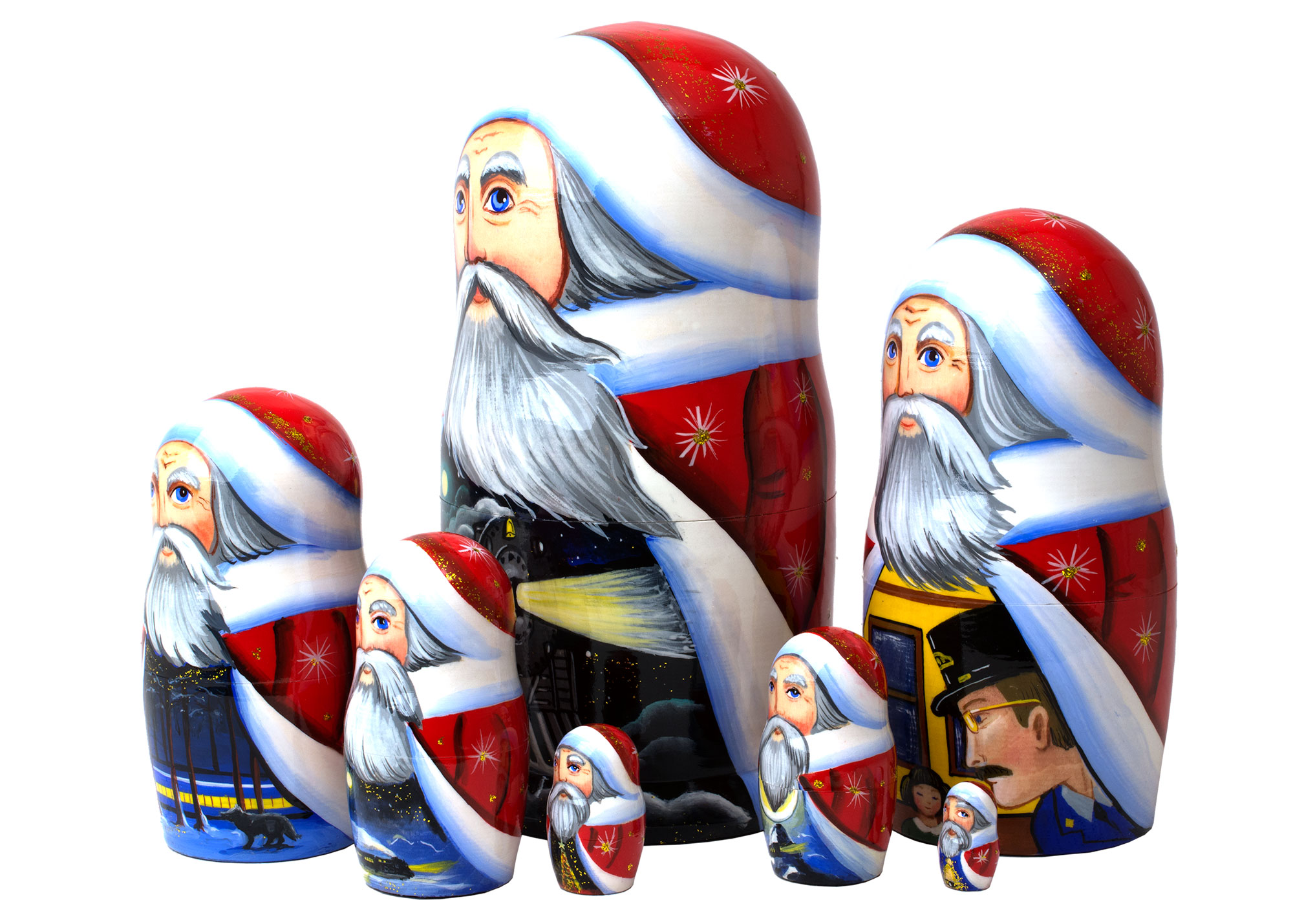 Buy Deluxe Polar Express Matryoshka 7pc./8" at GoldenCockerel.com