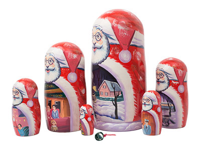 Buy The Polar Express Nesting Doll - doll only - 7pc./8" at GoldenCockerel.com