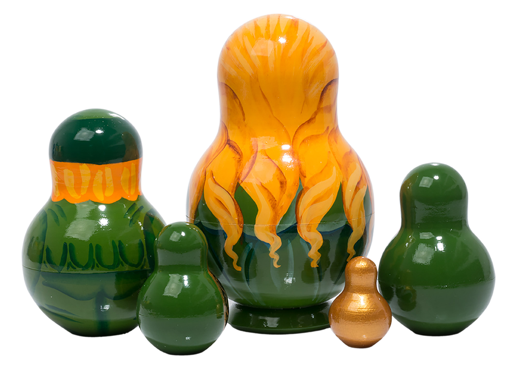 Buy Irish Nesting Doll 5pc./5" at GoldenCockerel.com