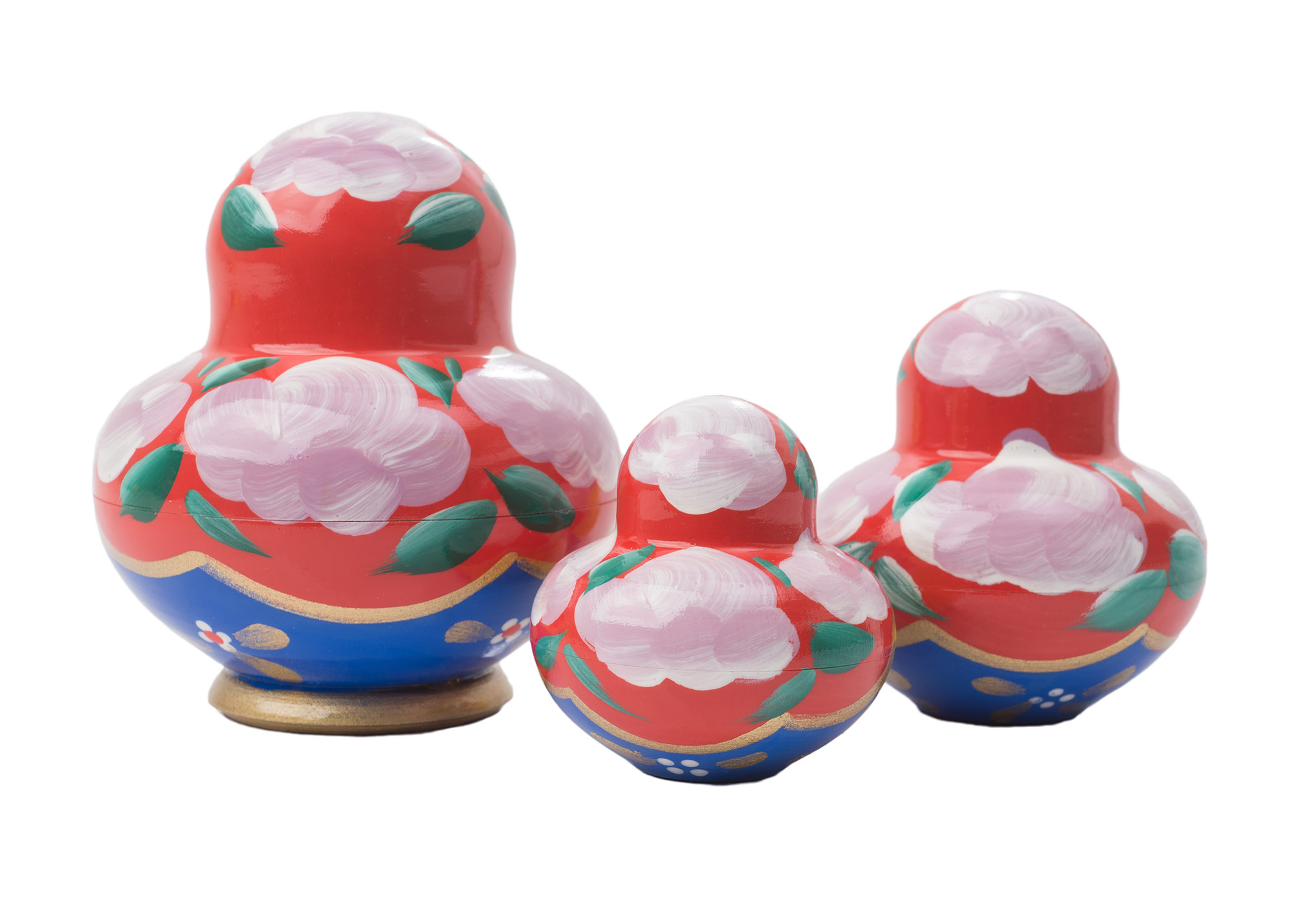 Buy "Ya Tebya Lyublyu" Gift Matryoshka 3pc./4" at GoldenCockerel.com