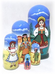 Buy Children of the World Doll 5pc./5" at GoldenCockerel.com