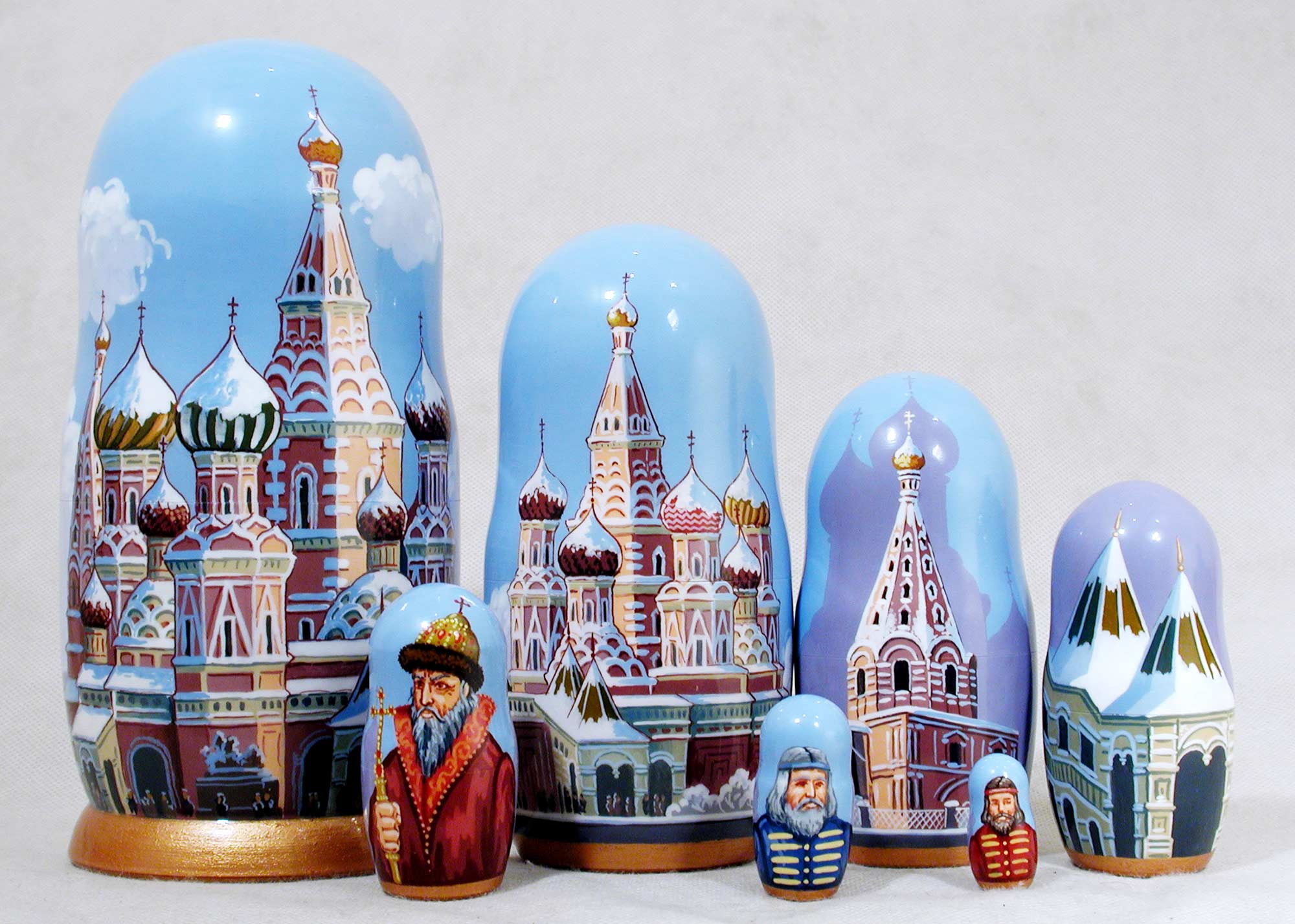 Buy St. Basil's Cathedral Doll 7pc./8" at GoldenCockerel.com