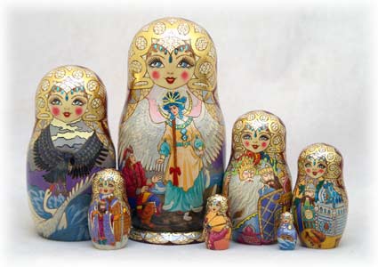 Buy Матрешка "Царь Салтан" 7 мест 20 см at GoldenCockerel.com