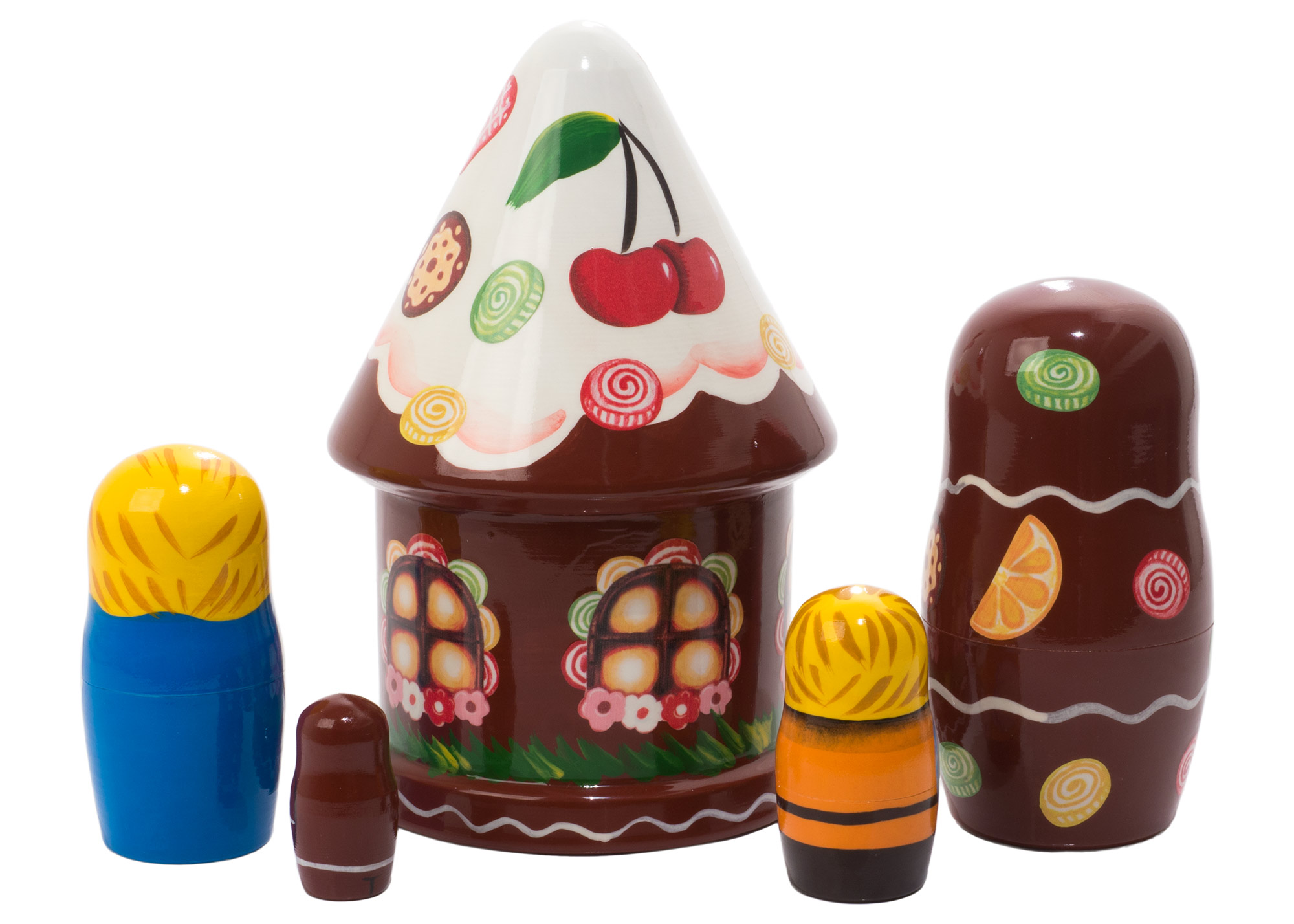 Buy Hansel & Gretel Gingerbread House Doll 5pc./5" at GoldenCockerel.com