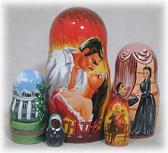 Buy Gone With the Wind Nesting Doll 5 pc./6" at GoldenCockerel.com
