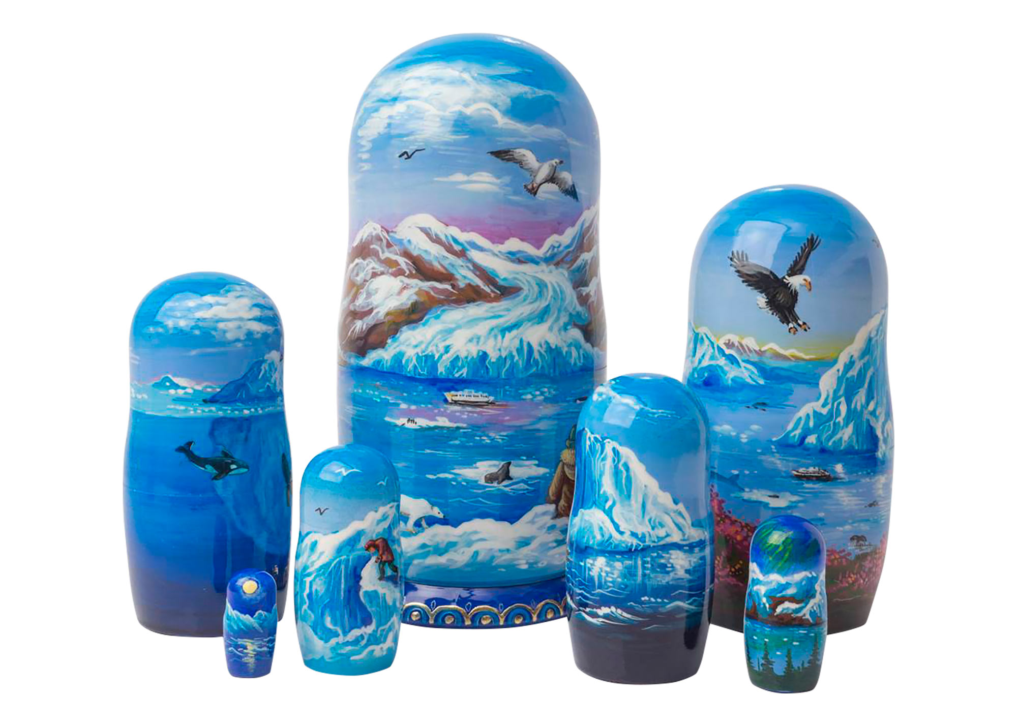 Buy Glacier Bay Nesting Doll 7pc./8" at GoldenCockerel.com