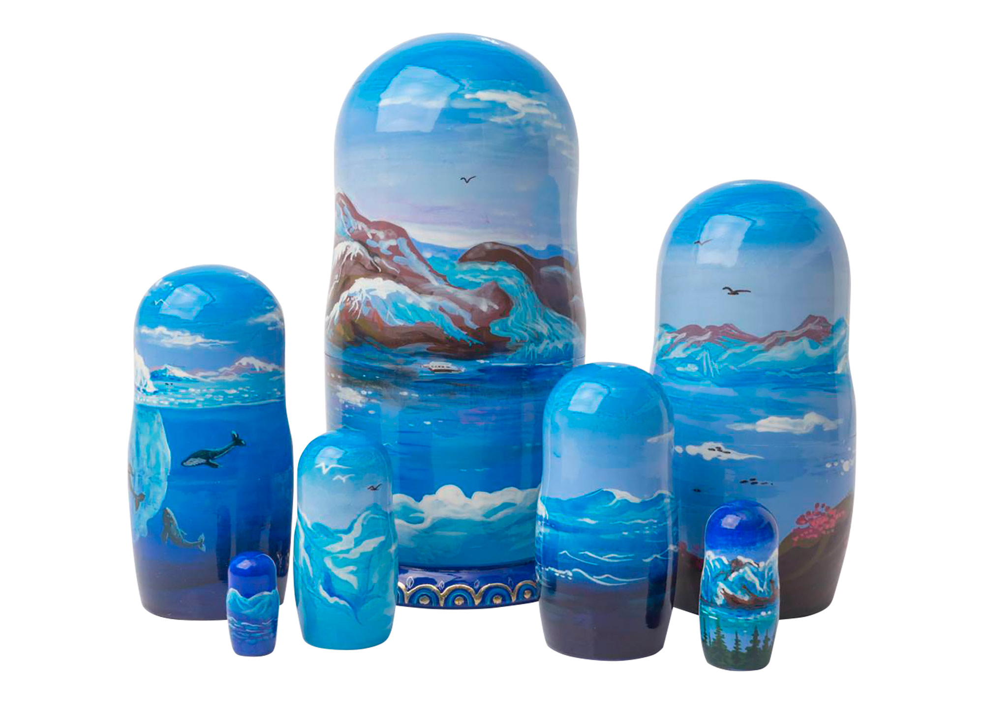 Buy Glacier Bay Nesting Doll 7pc./8" at GoldenCockerel.com