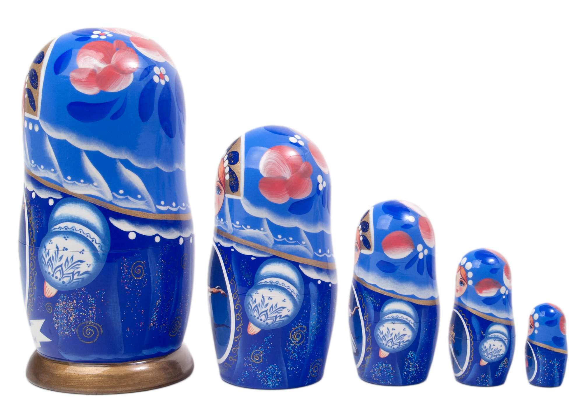 Buy Russian Ballet Nesting Doll 5pc./6" at GoldenCockerel.com