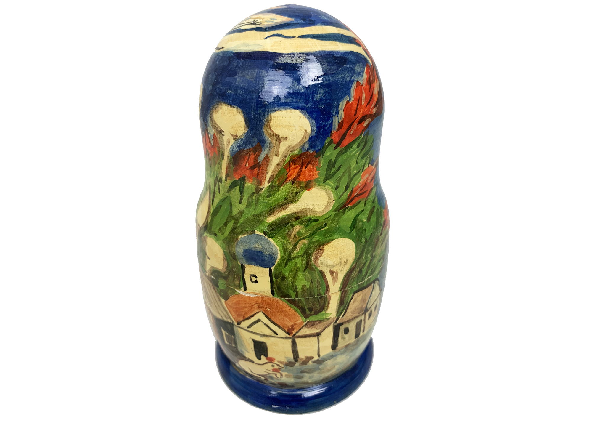 Buy Vintage Chagall Nesting Doll 5pc./5.5" at GoldenCockerel.com