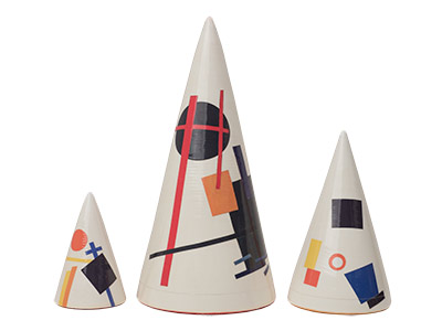 Buy Malevich Nesting Cone 3pc./6" at GoldenCockerel.com