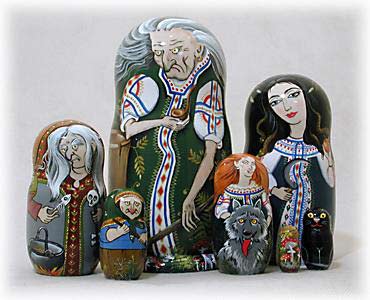 Buy Baba Yaga Doll 7pc./8" at GoldenCockerel.com