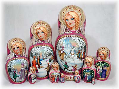 Buy Snow Queen Doll 10pc./12" by Karelina at GoldenCockerel.com